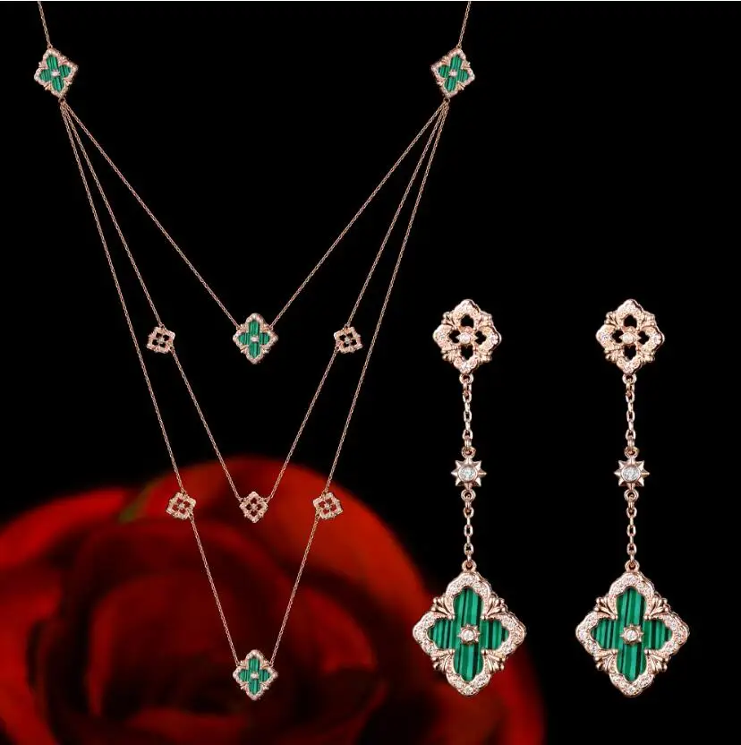 Accking Luxury African 2pcs Bridal Zirconia Jewelry Sets 3 layers For Women Dubai Nigeria CZ Crystal Wedding | Украшения и