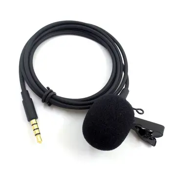 

Mini Portable Microphone Condenser Clip-on Lapel Mic for iPhone An-droid Cellphones Laptop for Interview Recording