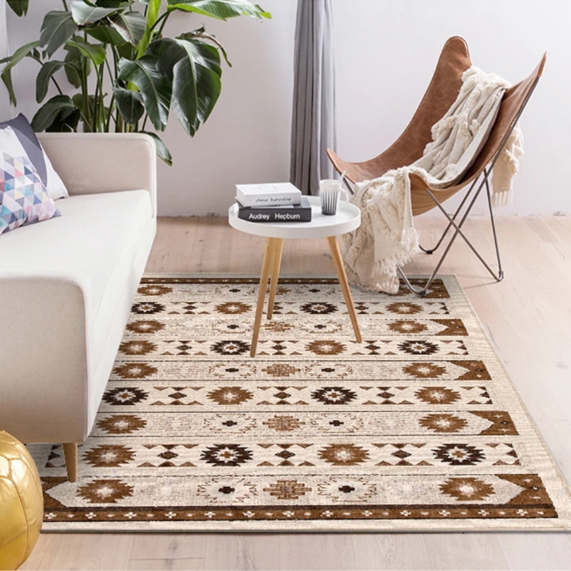 Этнический геометрический Коврик в скандинавском стиле для гостиной, спальни, теплые цветные ковры, игровые ковры, одеяло, украшение, кухонный пол, дверной коврик