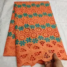 Швейцарское сухое кружево в Швейцарии высокое качество кружева модное женское хлопковое кружево «швейцарская вуаль» последние нигерийские кружевные ткани