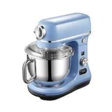 Электрический миксер для еды, профессиональный блендер, спиральный миксер для теста, взбиватель для яиц, съемный крючок, чаша 220 вт