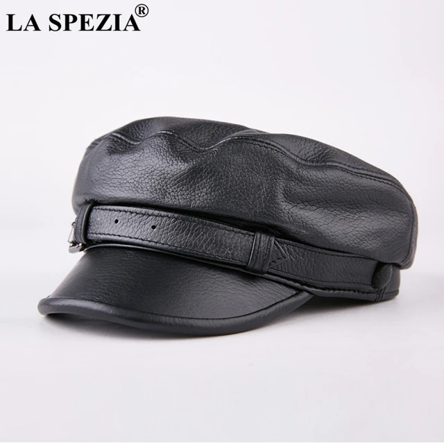 Leather captain hat Clearance