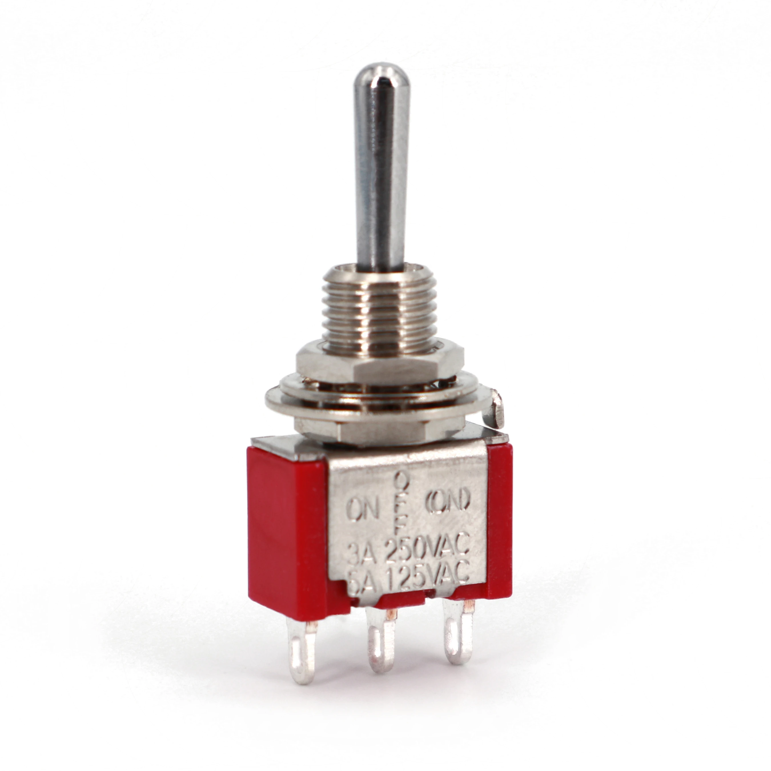 10Pcs SH T8014B SPDT 3Pin Mini Toggle Switch ON-OFF-MOM One Side Momentary 3 Position | Обустройство дома