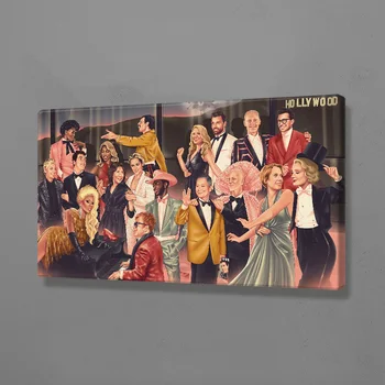 

Wall Art Poster Modular Hollywood Pictures HD Printed Canvas Famous Actors Painting Home Decoration Character For Living Room