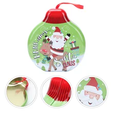 1Pc Schattige Snoep Verpakking Kerst Elements Bonbondoos Festival Party Favor tanie tanio Cn (Oorsprong) Xmas Gift Box Christmas Candy Box Party Favors Holder Candy Packaging Box Holiday Treat Box