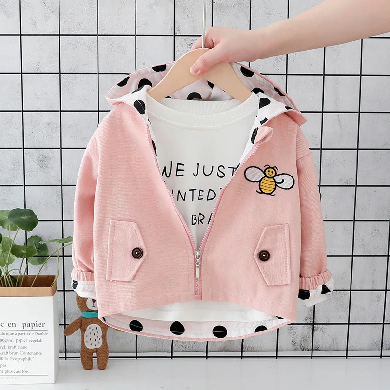 

Casaco Infantil Carters Official Store Baby Coat Fall 2009 Windshield Double Layer Overcoat Korean Printed Bee For Babies And