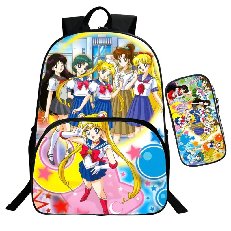 Japan Anime Sailor Moon Backpack School Travel Shoulder Bag Rucksack Student Bag