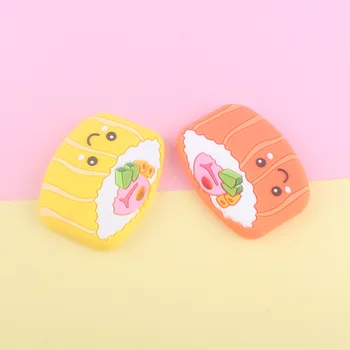 

2020 New Teething Toy Baby Boy Girl Food Grade Silicone Teether Cake Cartoon Baby Rattles Charms