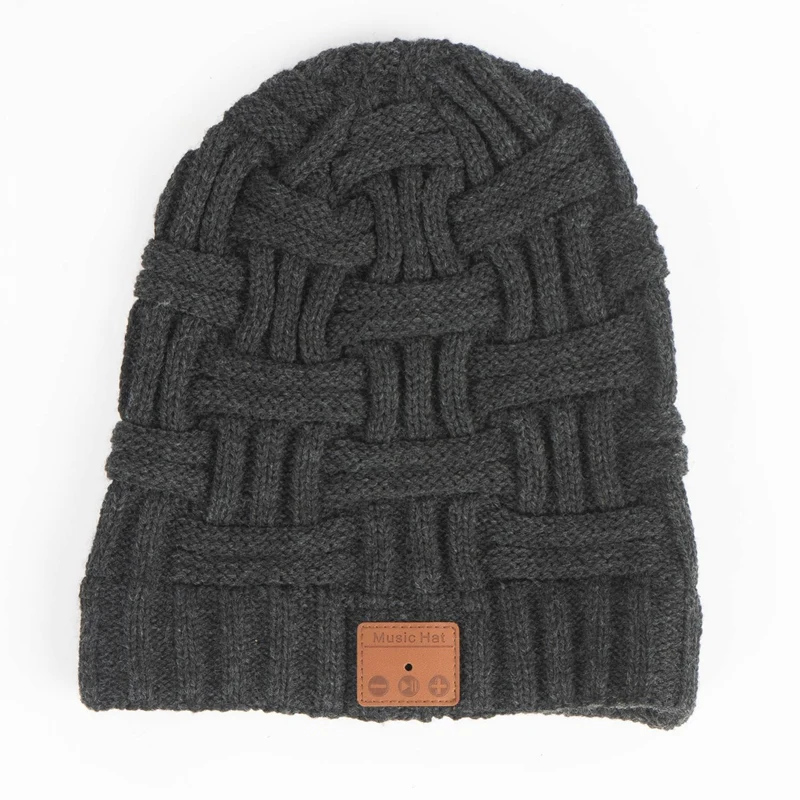 Fashion Wireless Bluetooth Hat Call Music Stereo Hot Knitting Bluetooth Headset Knitted Bluetooth Headset Cap