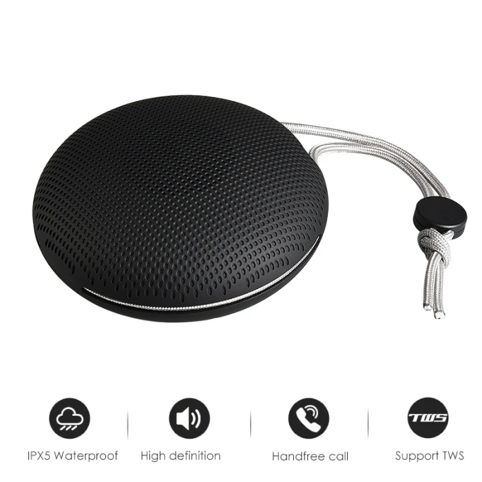 Hot Sale Portable Wireless Communication Speaker Waterproof Loud HD Sound Haning
