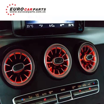 트위터 오디오 인테리어 분위기 조명, 3D 스피커 사운드 시스템, C 클래스, W205, C180, C200, C43, C63