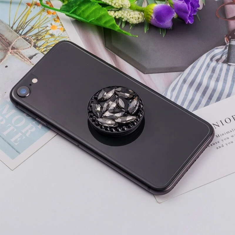 Phone Holder Stand Grip Universal Expanding Bracket For iPhone Samsung A50  Quicksand Glitter Support Suporte  Uchwyt Na Telefon (6)