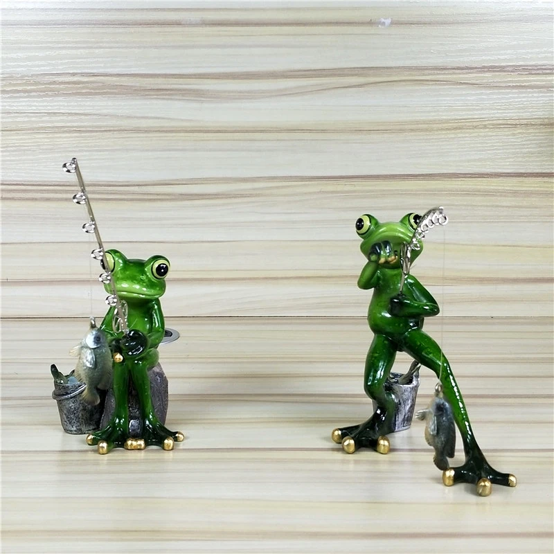 Formano Decorative Figurine Frog Light Green NEW Grill Gardener angler etc 62 variants 