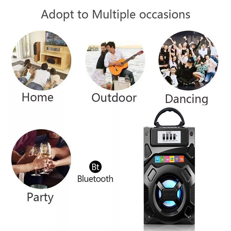 Высокая мощность Bluetooth динамик hifi звуковой эффект стерео объемный домашний открытый вечерние портативный Bluetooth динамик CC231