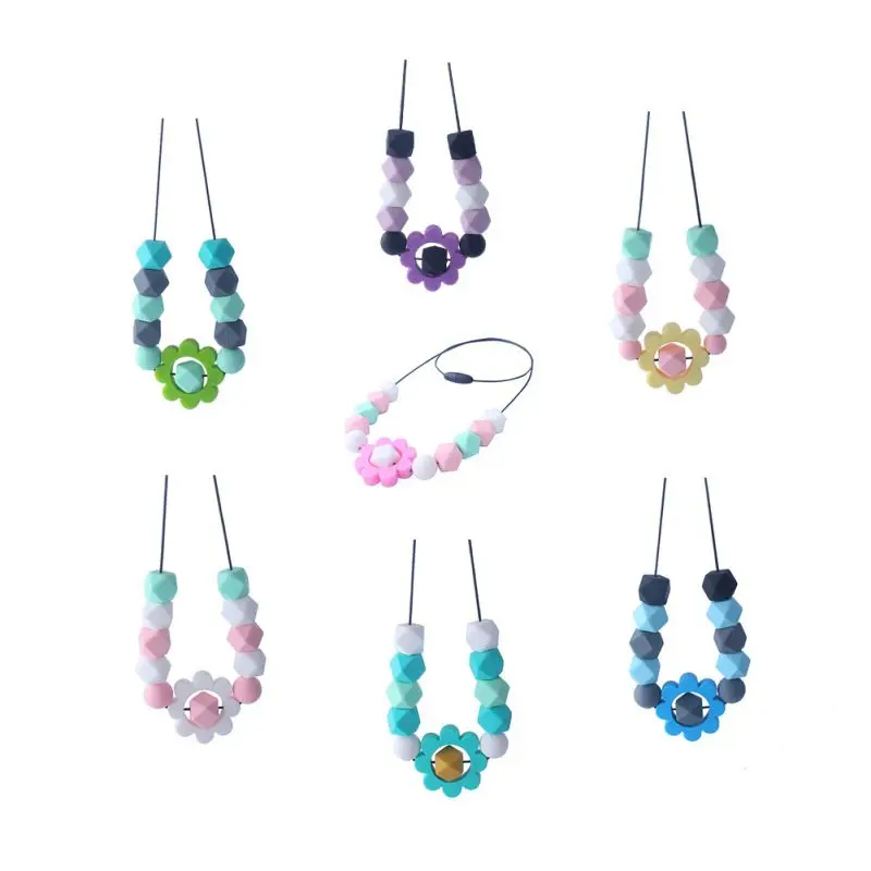 

Fashion Kid Baby Teether Bracelet Molar Stick Non Toxic Silicone Bite Stick Cute Cartoon Pattern Toy Gifts