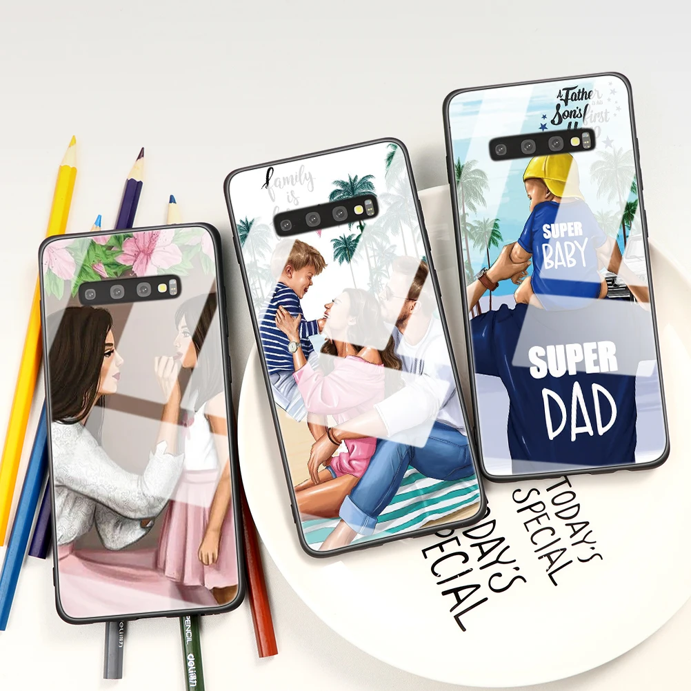 Чехол из закаленного стекла для Samsung Galaxy S8 S9 S10 S20 A40 A50 A70 Note 10 8 9 Lite Plus A7 A9 2018|Бамперы|