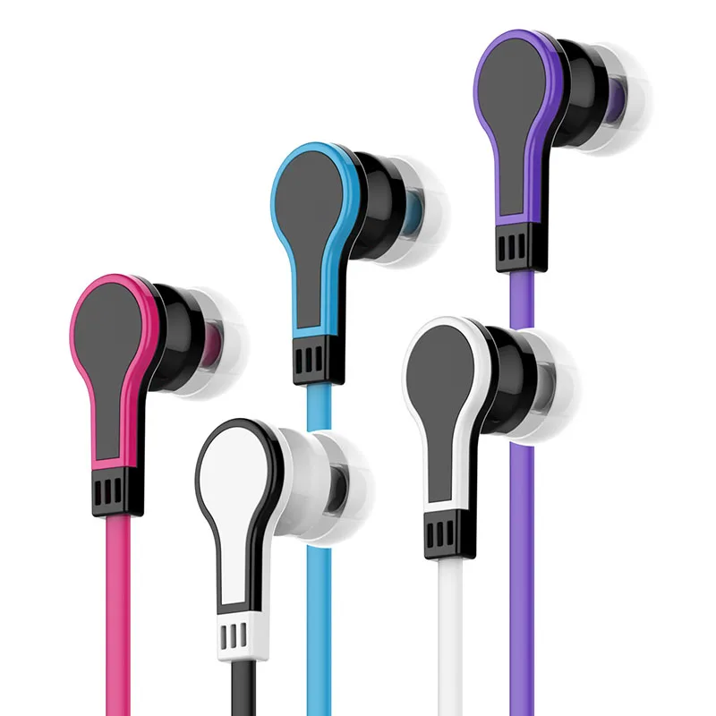 

Noodle Earphone 3.5mm In Ear Stereo Earbuds For Cell Phone Subwoofer Music Earphones Running Headset for Samsung iPhone Xiaomi