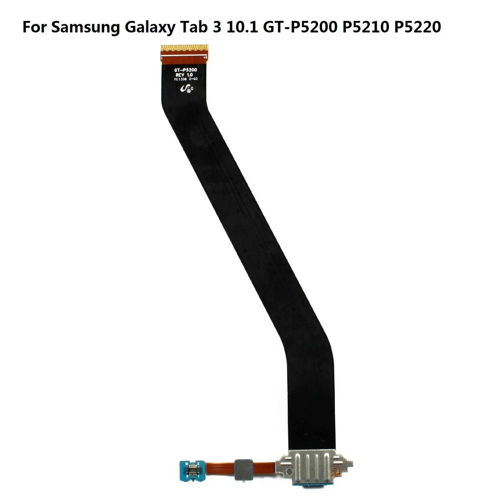 10 шт./лот samsung Galaxy Tab P5100 P5200 P7100 P7300 P7500 P900 P550 T550 P600 T520 T530 T800 N8000 зарядки Порты и разъёмы гибкий кабель - Цвет: P5200 P5210 P5220