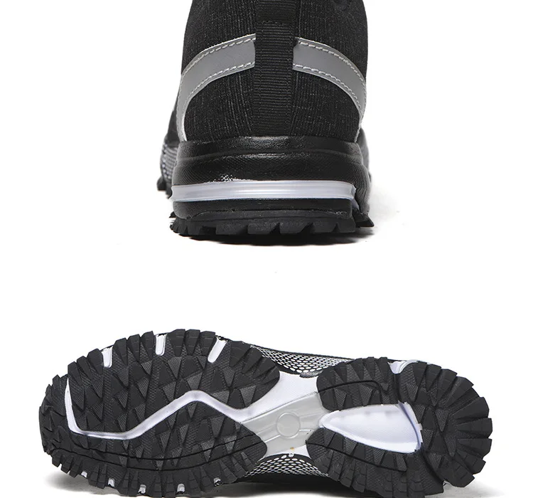 Men's Work Shoes Safety Boots With Steel Toe Shock And Puncture Resistant Protective Work Boots Men Shoes Breathable Sneakers