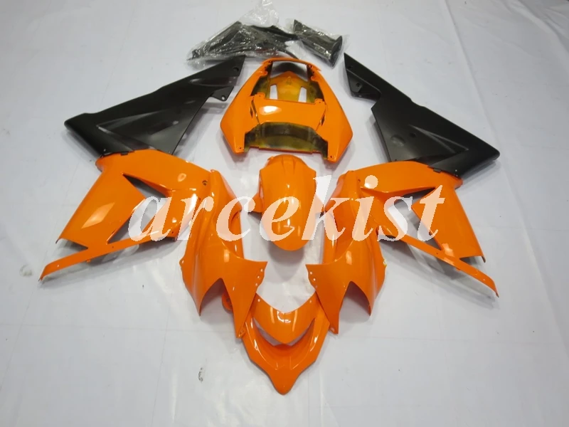 4 подарки ABS мотоцикл обтекатели комплект подходит для kawasaki Ninja ZX10R 2004 2005 04 05 10R ZX-10R тела набор оранжевый