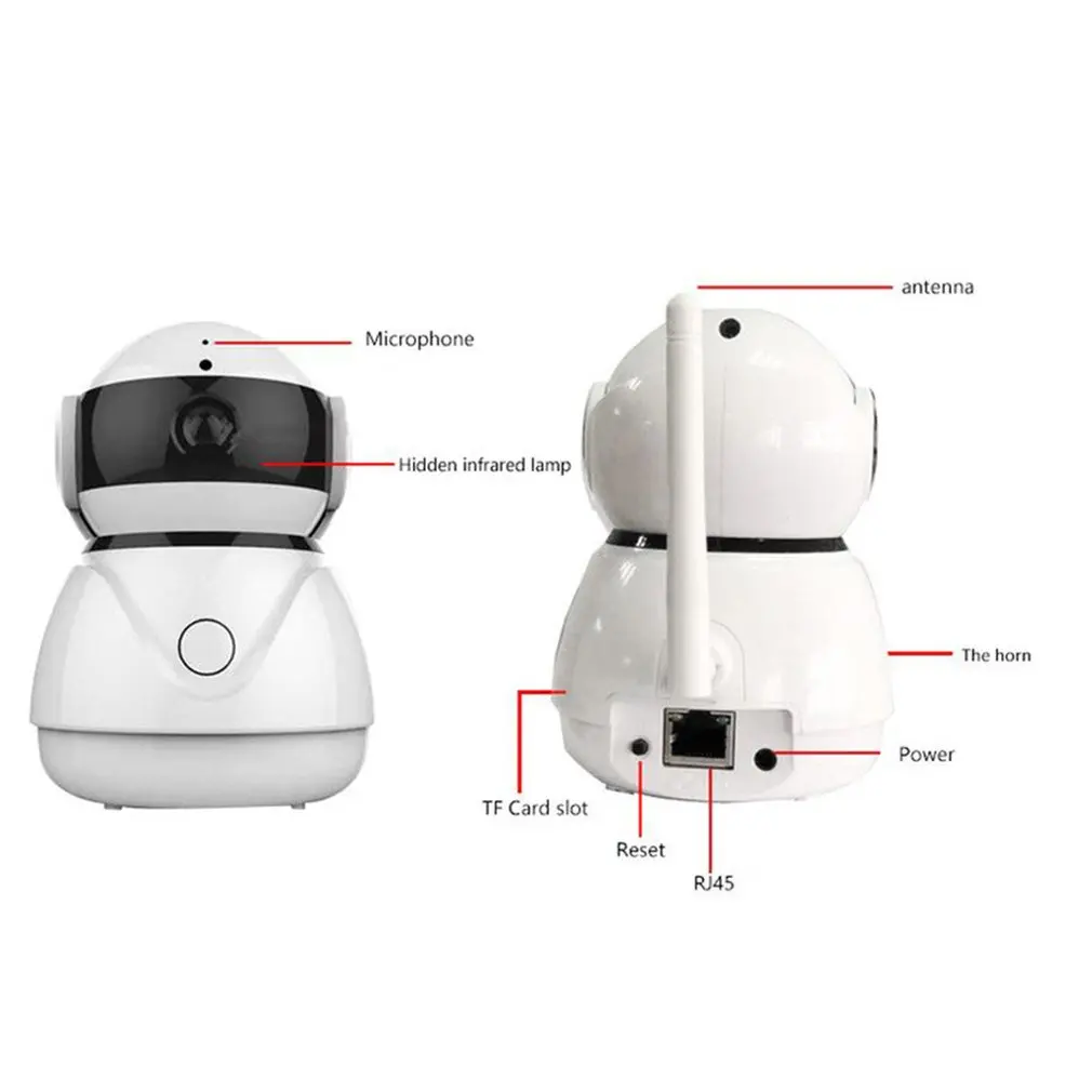 360 градусов панорамная 1080P P2P беспроводная ip-камера детский монитор для домашних животных IR двухстороннее аудио ночное видение цифровое наблюдение