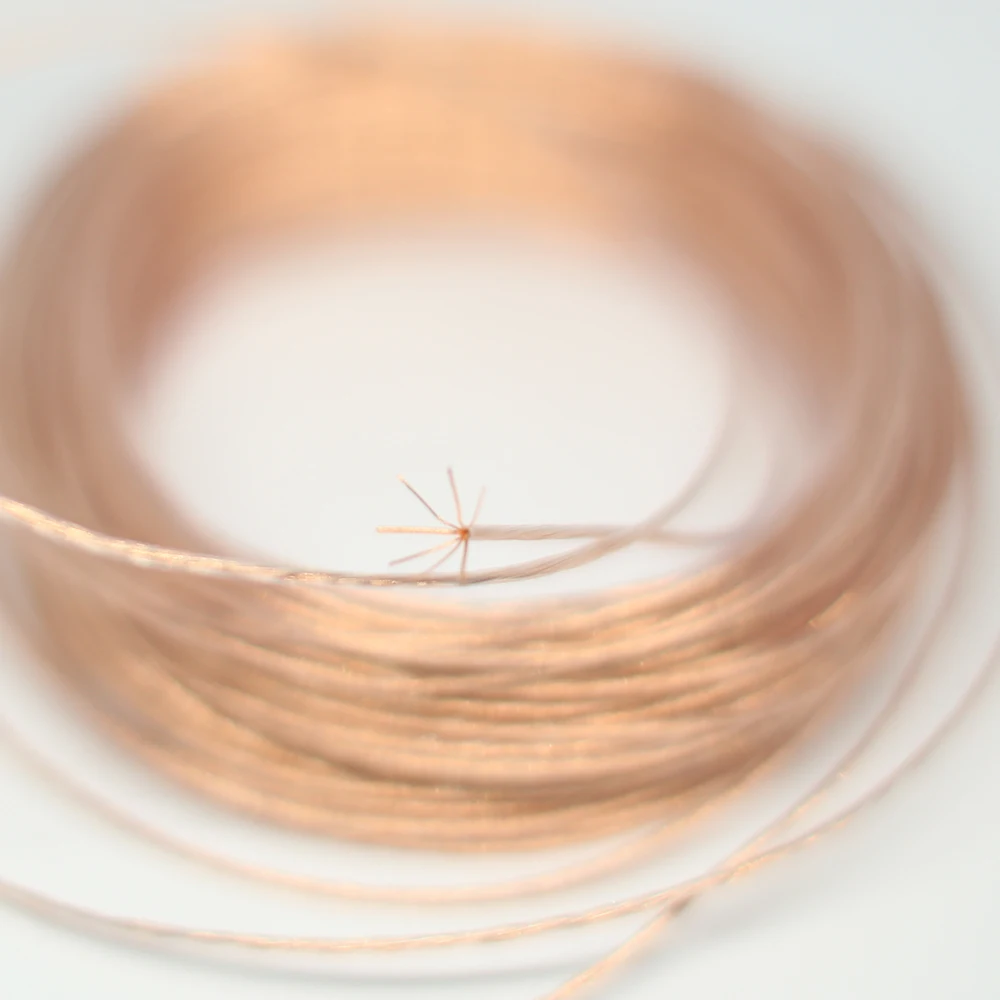 

Hifi Audio 8N OCC pure copper audio interconnect cable balance wire bulk cable