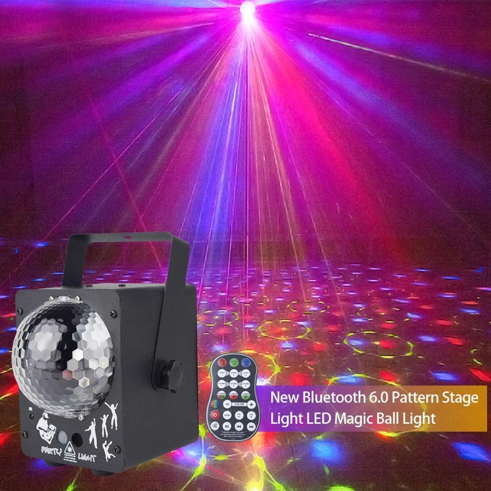 Led Stage Light Disco Laser Light Rgb Dj Disco Ball Lamp Sound Activated Projector Light For Dance Halls Bars Party Christmas Stage Lighting Effect Aliexpress