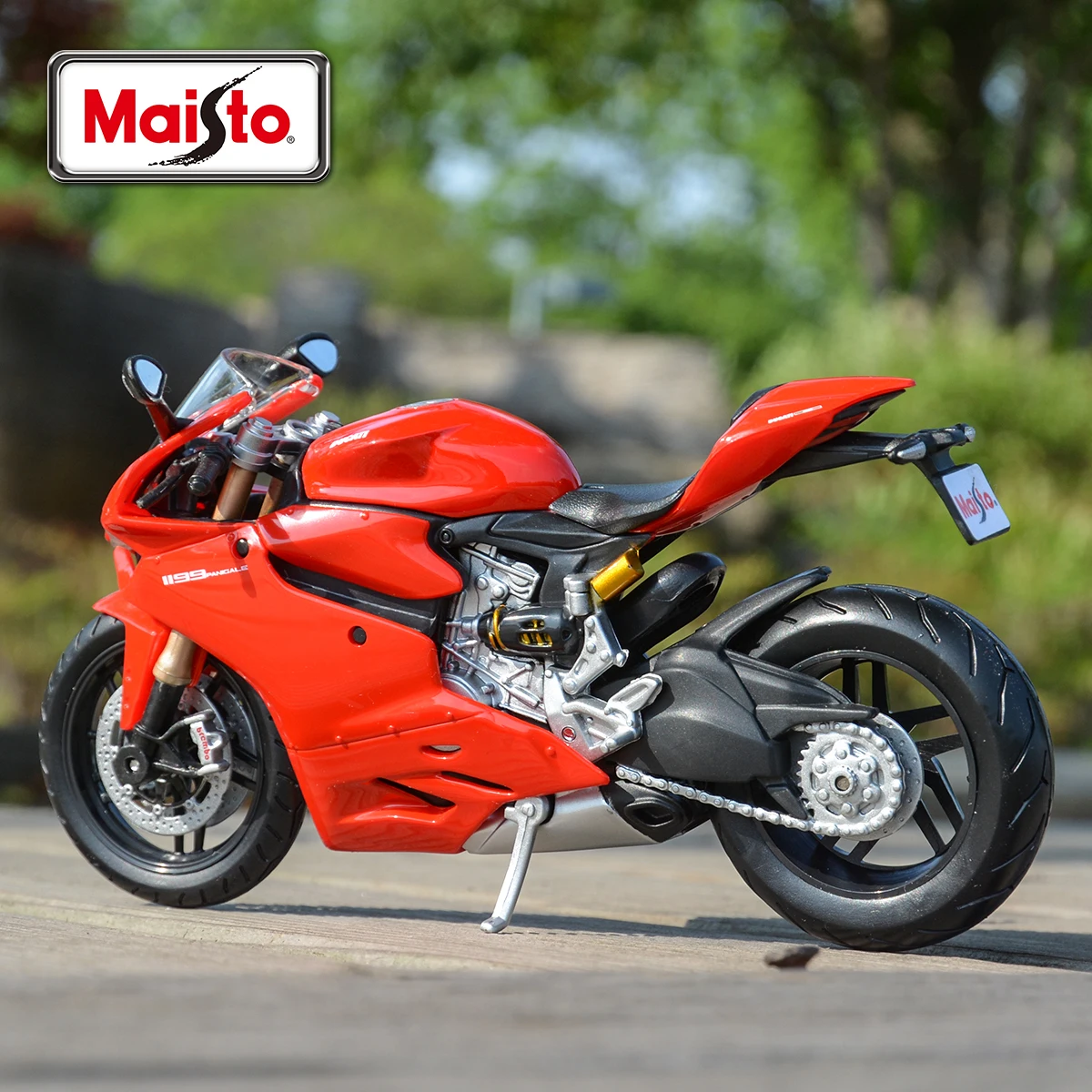 Maisto 1:12 Diavel 1199 Panigale Die Cast Vehicles Collectible Hobbies Motorcycle Model Toys 3