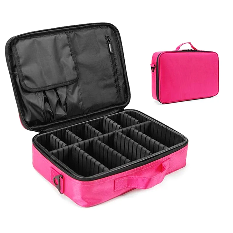 

Travel Makeup Bag High Quality Waterproof Women Cosmetic Storage Toiletries Bag Professional Makeup Box Cosmetic Bag Beauty Case
