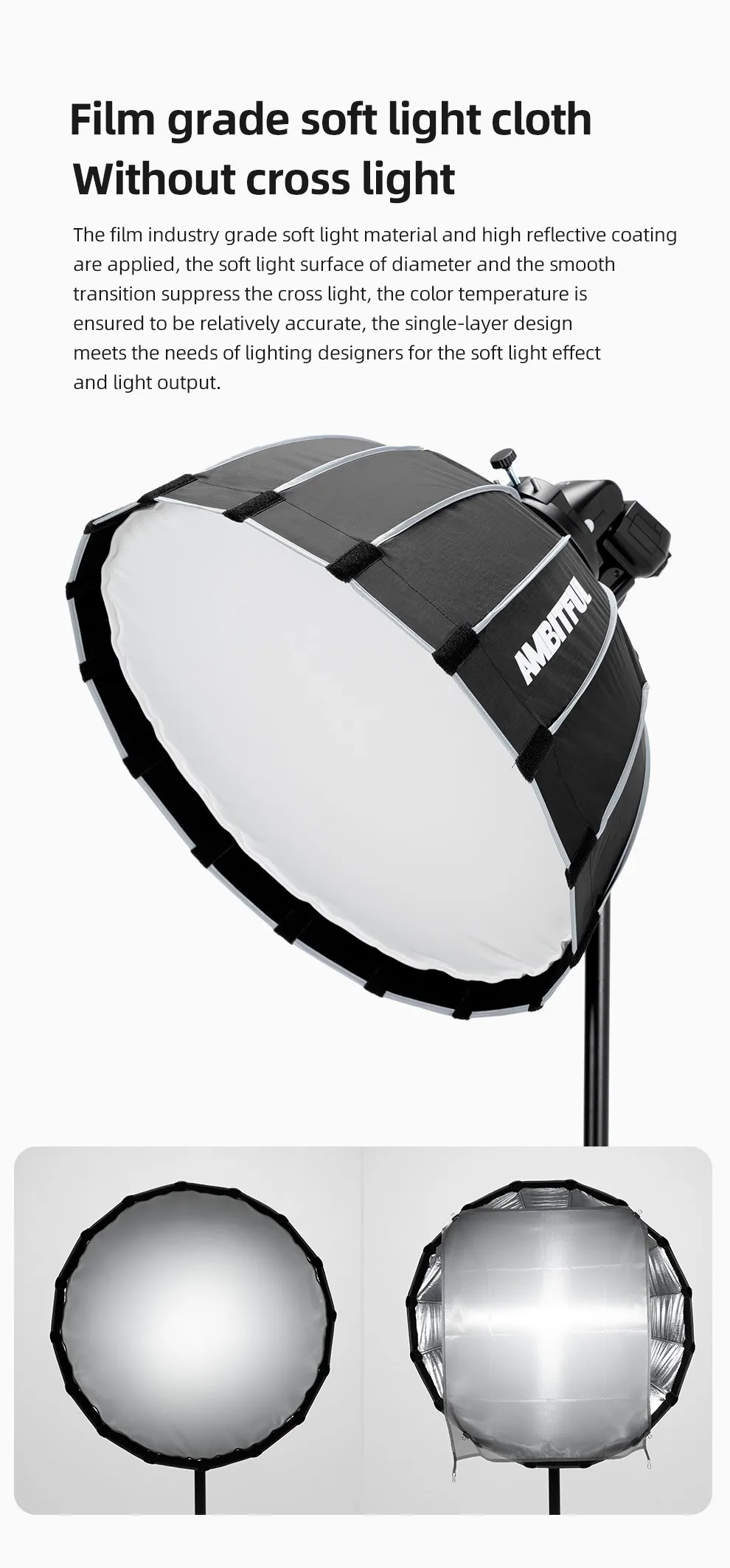 Godox LED Video Light SL-60W SL60W 5600K White Video Light Continuous Light + 60