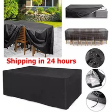 Водонепроницаемый чехол 90 размеров, чехлы для уличной садовой мебели, чехлы от дождя, снега, для дивана, стола, стула, дождевик Водонепроницаемый чехол 90 размеров, чехлы для уличной садовой мебели, чехлы от дождя, снега, для дивана, стола, стула, дождевик