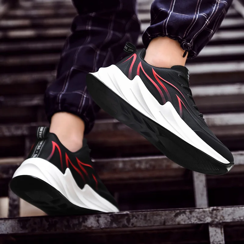Hot New Running Shoe For Male Comfortable Men Walking Sneakers Anti-Slip Runner Outdoor Shoes Mens Wearable Shoes Sport Men