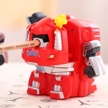 

1 pcs pencil sharpener sharpener student cartoon pencil sharpener hand pencil sharpener robot child stationery