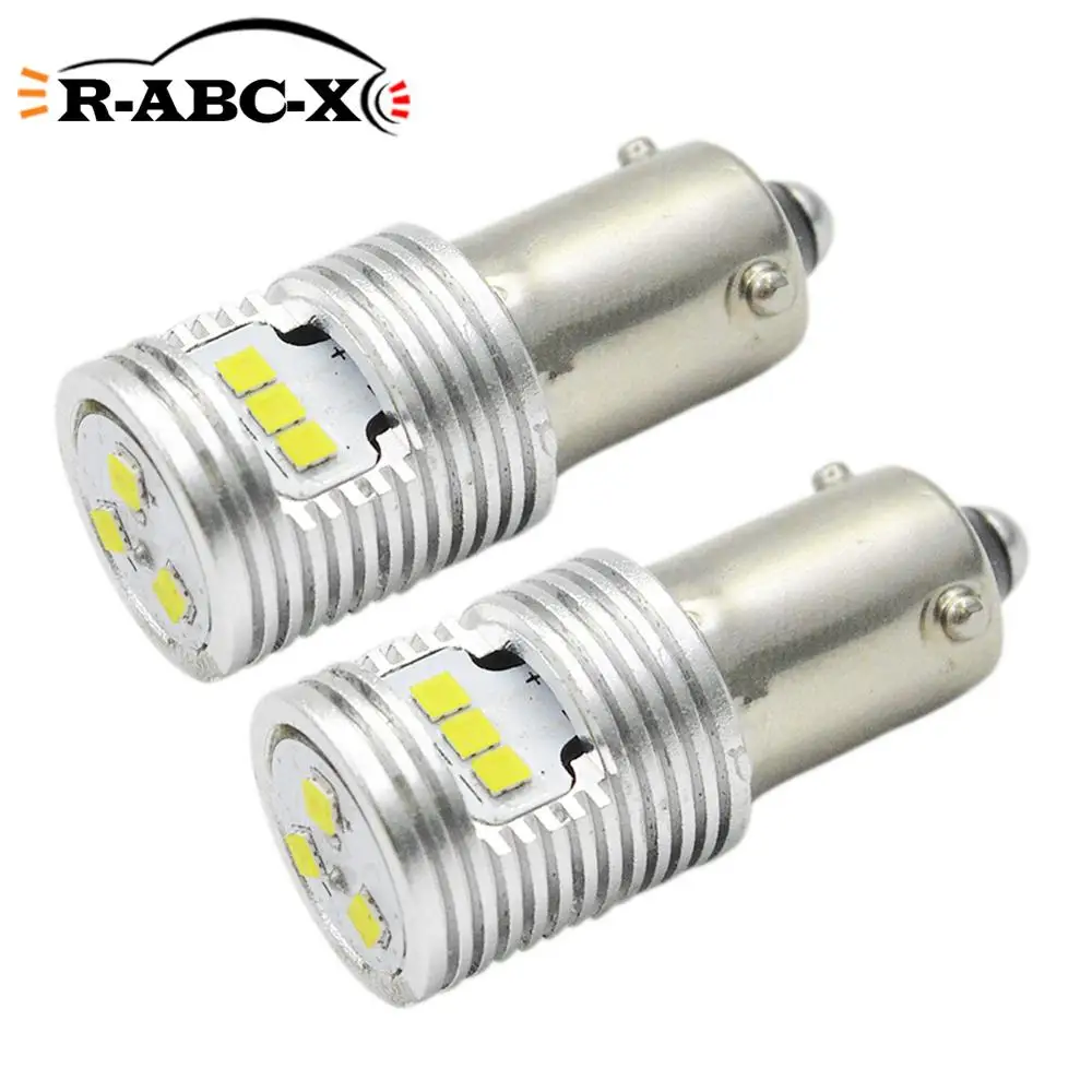 4 Вт CSP 1616 чипов 9SMD BA9S T4W BAX9S H6W BAY9S 12 24 В светодиодная CAN шина без ошибок боковой купол