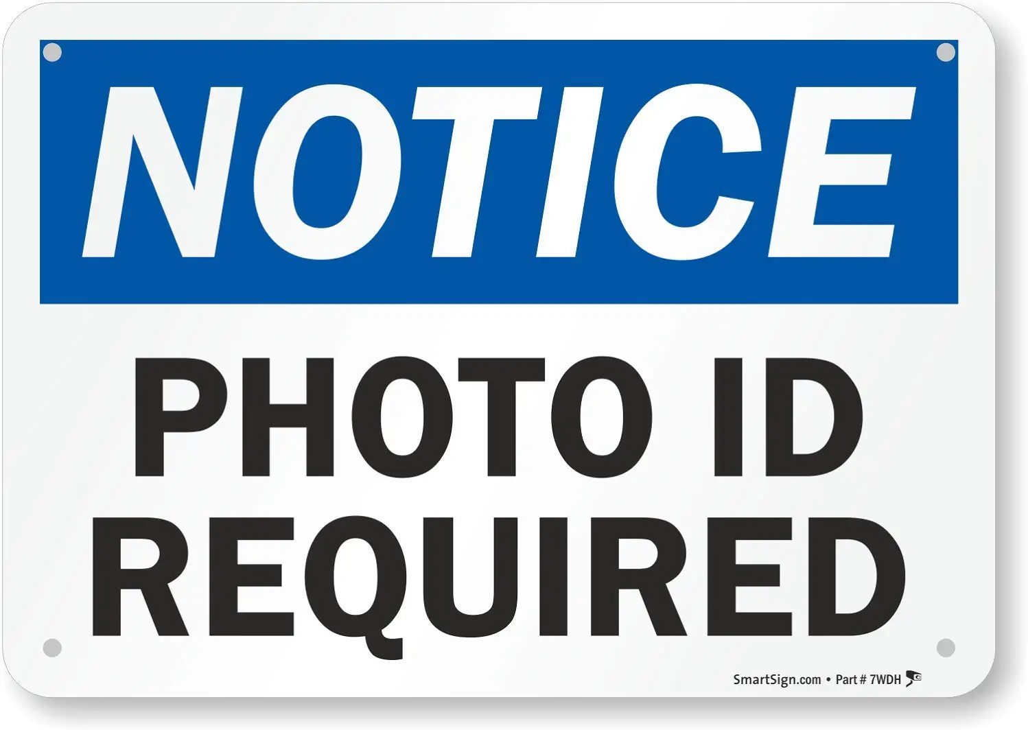 Photo Notice. Notice.