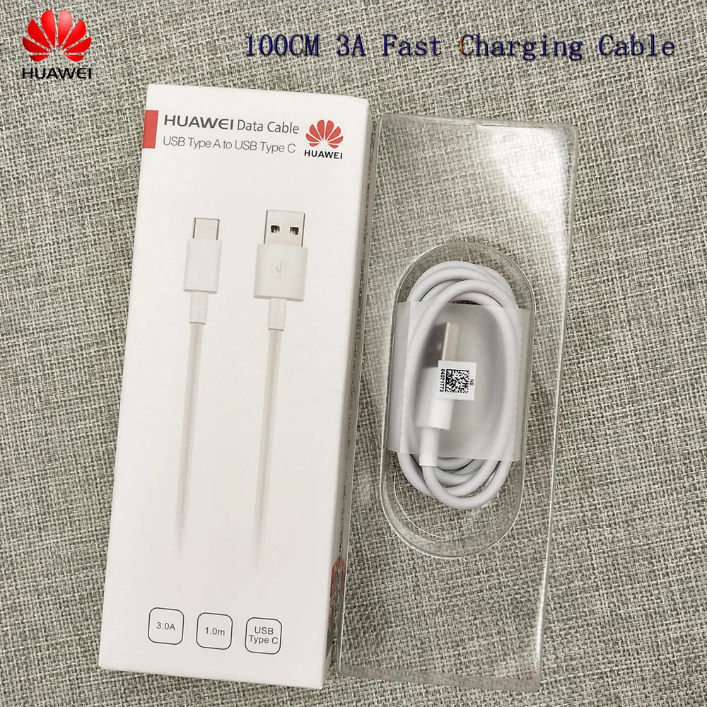 original huawei 3a usb c data cable 100cm fast charging type c cord for huawei honor 9 9x max 10 20 20s nova 3e 4 4 p20 p30 lite