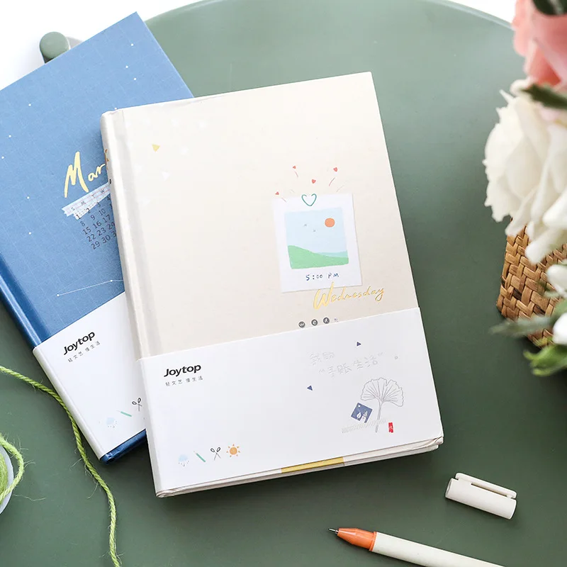 

A5 Hardcover Notebook Simple Student Diary Coloring Page Illustration Notebook