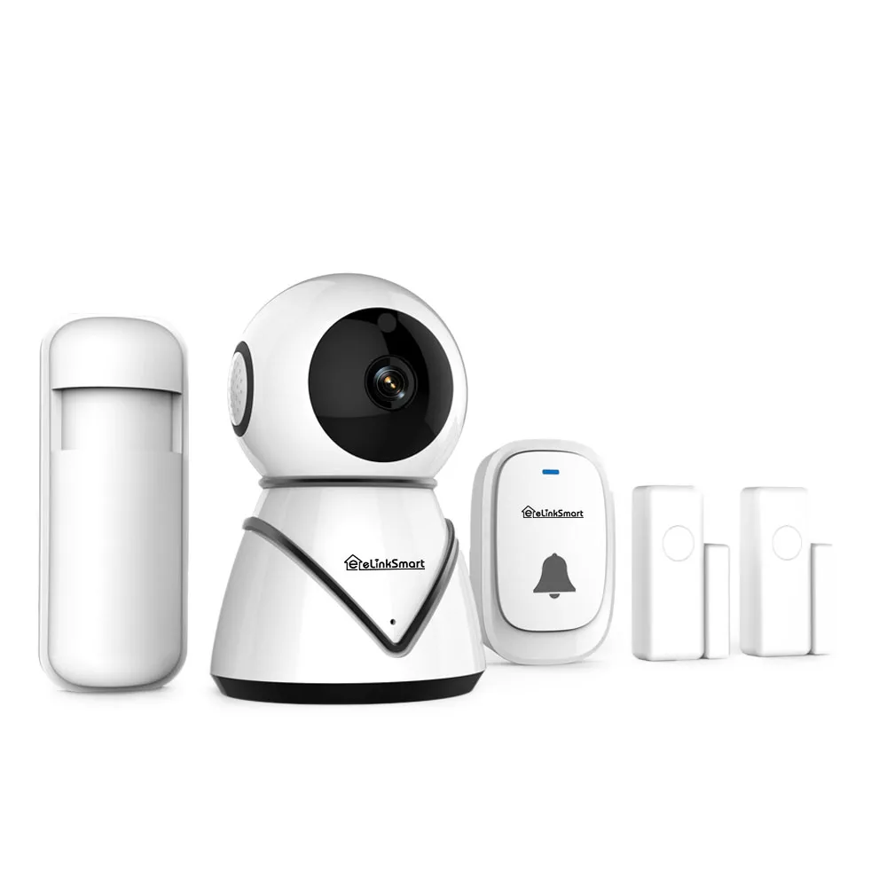 

Elinksmart Star30VA HD 1080P IP Camera ONVIF Doorbell Door Magnet Home Alarm System Set Door Sensor Home Security Monitors