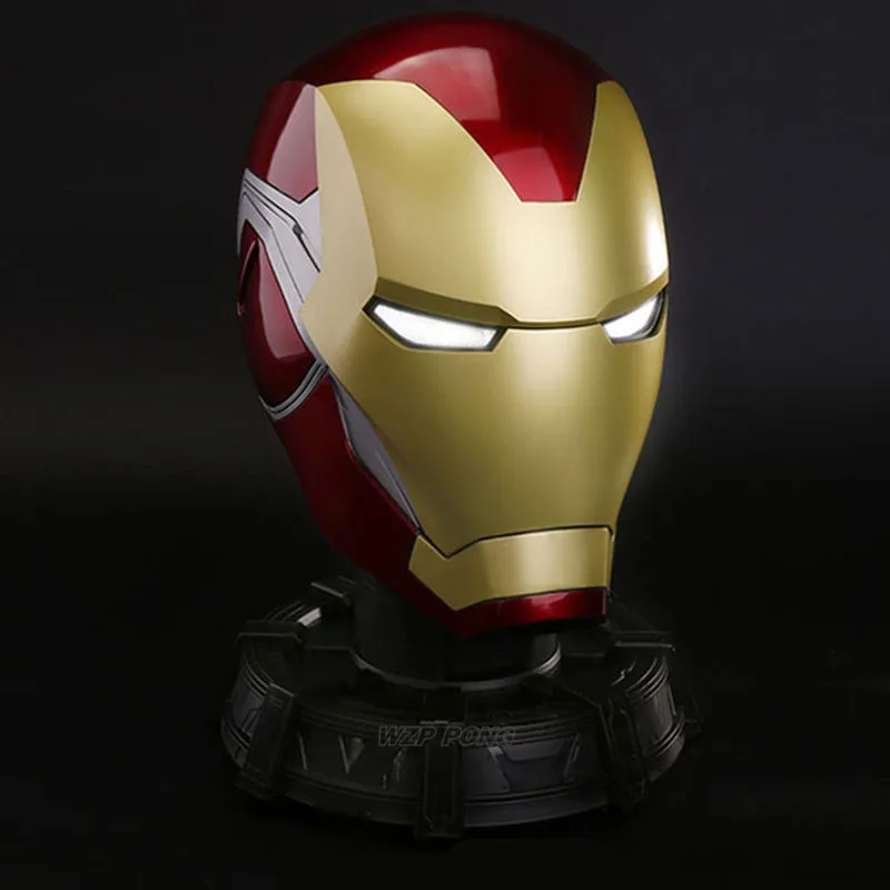 Hasbro Avengers Iron Man MK85 Helmet 1/1 Cosplay LED Lights Voice Bottom Speaker Action Figure Wearable Model Toy | Игрушки и хобби