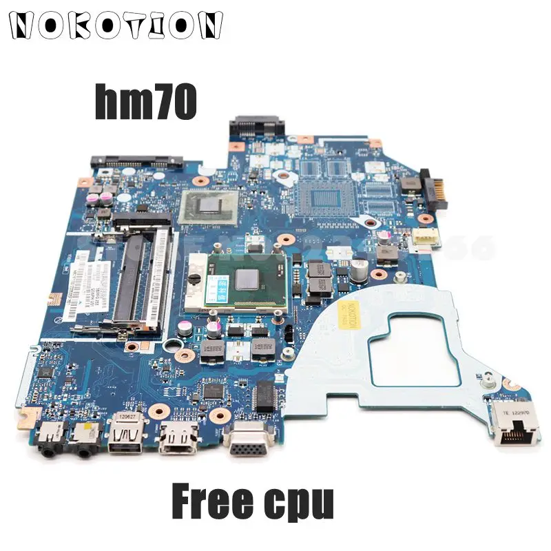 Vente NOKOTION pour Acer aspire V3 571G E1 571G carte mère d ordinateur portable NBC1F11001 Q5WVH LA 7912P SJTNV HM70 DDR3 CPU gratuit