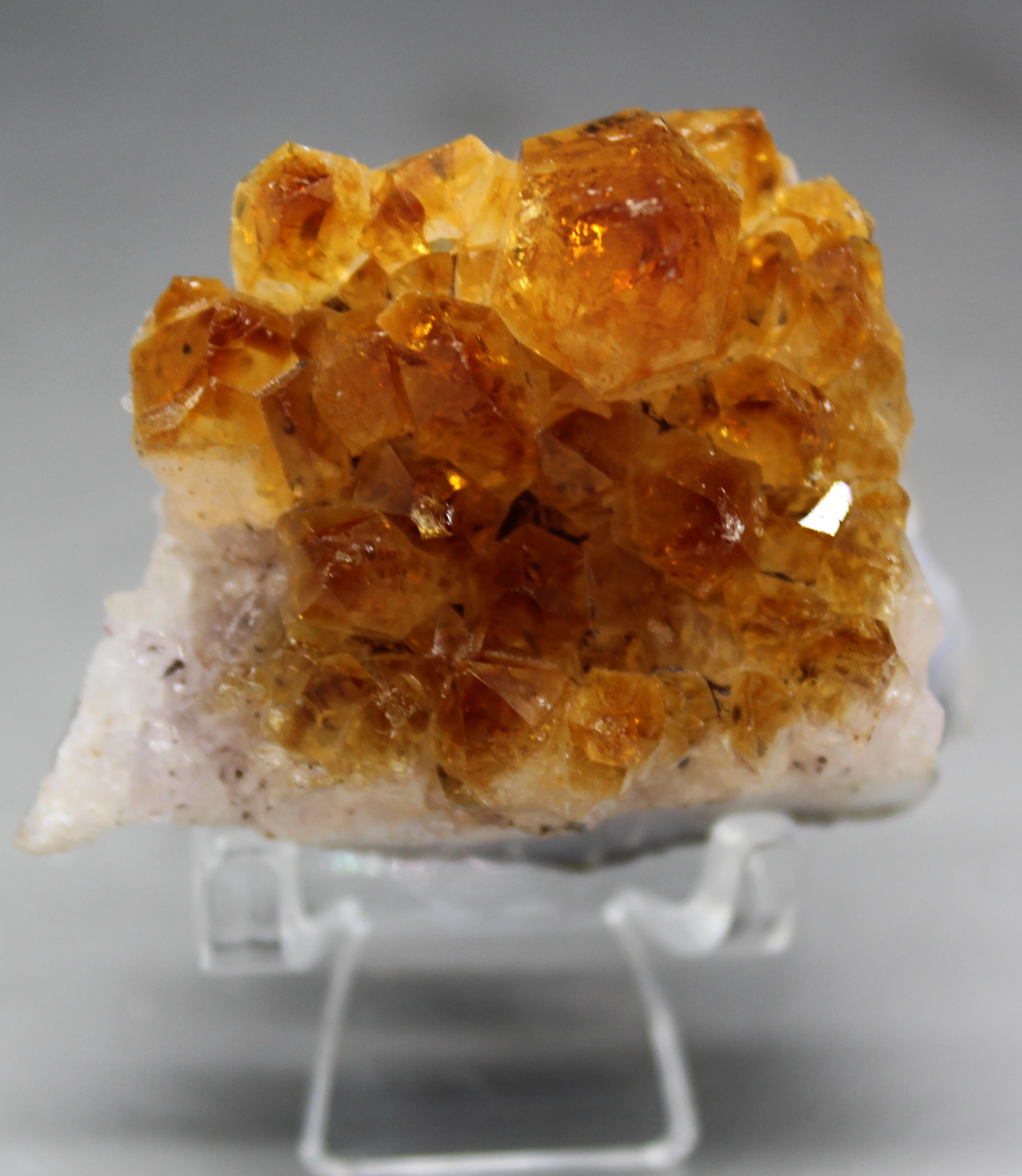 54g Natural citrine cluster mineral crystal specimens Stones and crystals Healing | Дом и сад