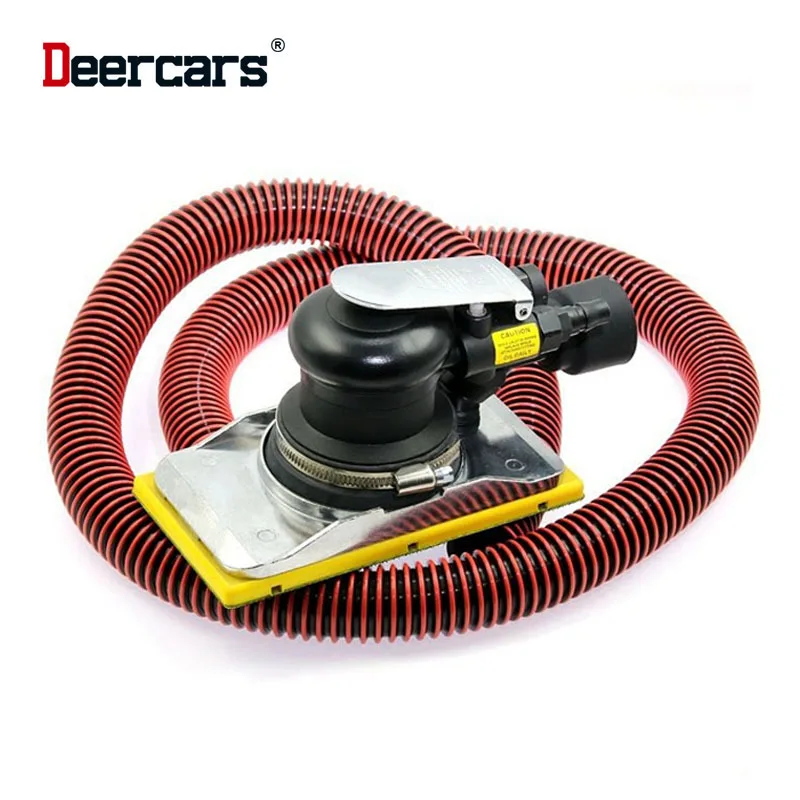 Vibrating Pneumatic Sandpaper Machine 8470 Rectangular Air Sander Grinder Vacuum Cleaning
