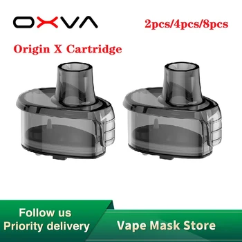 

2pcs/8pcs Original OXVA Origin X Cartridge for OXVA Origin X 18650 Kit 3ml Capacity Vape Pod Electronic Cigarette Cartridge