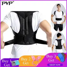 Adjustable Back Posture Corrector Clavicle Spine Back Shoulder Lumbar Brace Support Belt Posture Correction