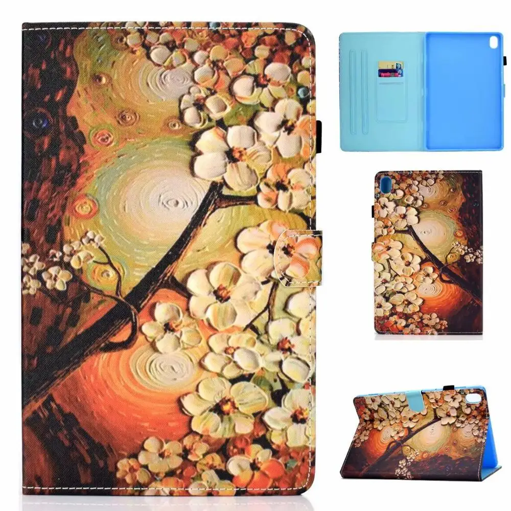 5 Lovely Children Cartoon PU Leather Magnet Smart Tablet Case for Huawei Mediapad M6 10.8 Inch Flip Stand Cover Funda+Pen - Цвет: 5