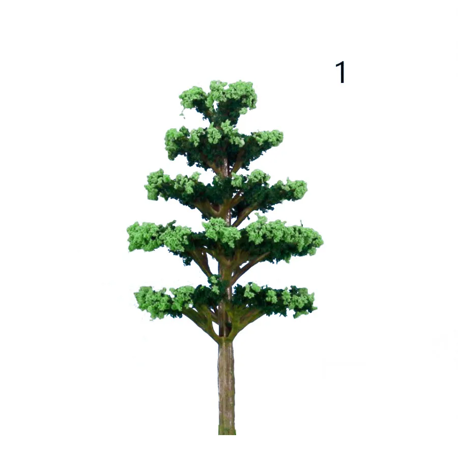 

HOT selling HO scale 5cm 200PCS model green tree for architecture ho train railway layout model