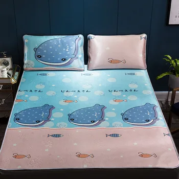 

2020New Style Viscose Seats Summer Sleeping Mat Summer Two/Three-piece Set Students Viscose Summer Sleeping Mat Sub-