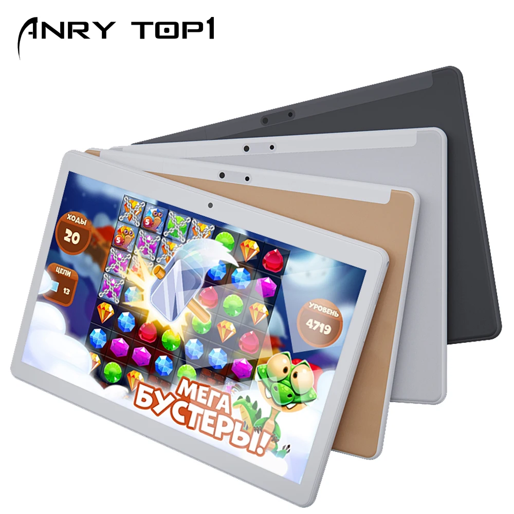 Game 4G Lte Android Tablets PC 10.1 Inch WiFi GPS Bluetooth Octa Core 64GB ROM 4GB RAM Dual Sim Card 4G Network