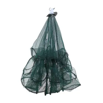 

Automatic folding umbrella type multilateral fishing net shrimp cage Crab Fish Trap Cast Net