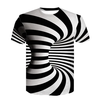 

2020 fashion new men's 3D printed fashion men's trendy T-shirt casual short sleeve